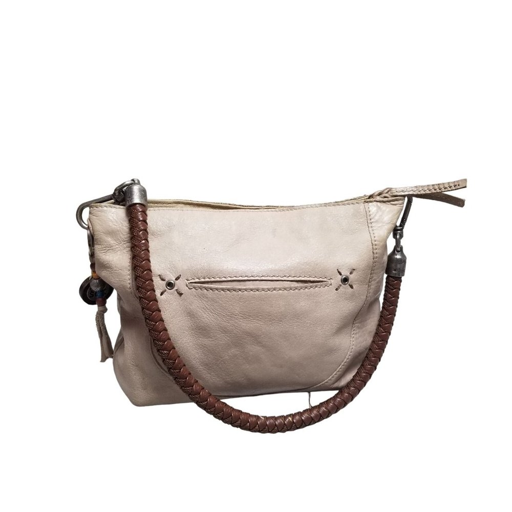 The Sak Med Shoulder Everyday Bag Purse Boho Tan VTG